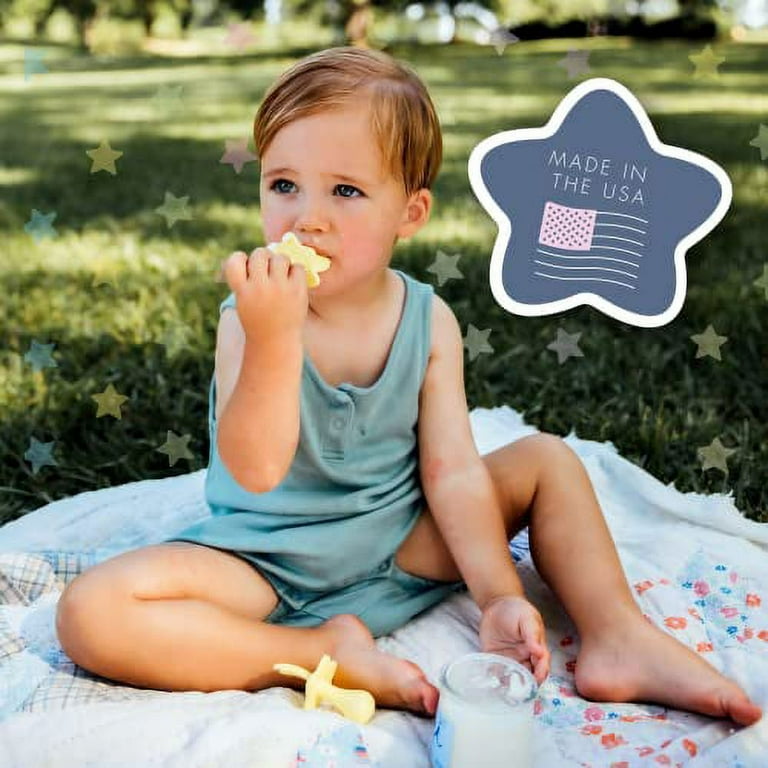 Nooli First Self Feeding Utensils USA BPA Free Spoon Fork Set for Babies Toddlers Ages 6 Months Anti Choke Shield Easy Grip Handles for
