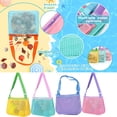 thumbnail image 3 of Advancent Elija la bolsa de playa favorita de juguetes de playa: para elegir la bolsa de colección Shell Deportes acuáticos amarillo, 3 of 6