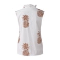 thumbnail image 5 of Dyegold Womens Tops Dressy Casual Womens Summer Tops Long Sleeve Fashion Floral Ruffle V Neck Blouses Plus Size Shirts for Work Business Casual T Shirts, 5 of 7