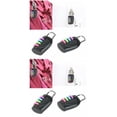 thumbnail image 2 of Maoww Cadenas à Combinaison 4 Chiffres pour Bureau et Gym, Camping, Valise Portable, Armoire, Portail, Alliage de Zinc, Cadenas à Réinitialisation, Multifonction, Noir/clés Colorées, Ensemble de 2, 2 of 6