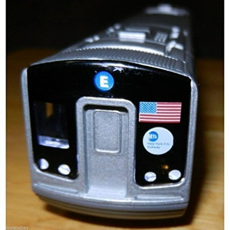 Passenger Cars Ho Scale - NYC New York City MTA R160 Diecast Subway Car HO Scale with Lights & Sound