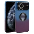 thumbnail image 1 of Funda de silicona degradada a prueba de golpes Magsafe con película para lente para iPhone 11 Pro Max, 1 of 5