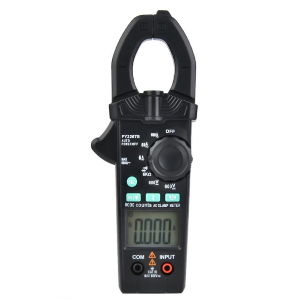Pinza Amperimétrica AC DC, Pinza Amperimétrica, Pinza Amperimétrica De Voltaje De Corriente De Alta Resolución Fábricas De Laboratorios Completamente Funcionales Para El Hogar ANGGREK Clamp Meter