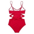 thumbnail image 3 of Travelwant Women Tummy Control One Piece Swimsuits Scoop Neck Monokini Bathing Suits, 3 of 7