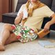 thumbnail image 5 of Fotbe Mushrooms Gnomes Pantalones Cortos de Pijama para Hombre, Ropa de Dormir, Pantalones de Pijama Cortos para Hombre-Medium, 5 of 6