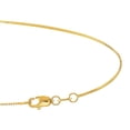 thumbnail image 5 of JewelStop 14k Solid Yellow Gold 0.6mm Box Chain Necklace, Lobster Claw - 17 Inches, 5 of 6