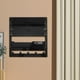 thumbnail image 3 of Houderco 1Jgo Organizador De Llaves Montado En Pared Con Repisa Negro Para Entrada Y Almacenaje En Casa, 3 of 8