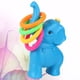 thumbnail image 2 of juego de juguetes de plástico para lanzar aros, divertido juego interactivo para niños, para exteriores y hogar (estilo elefante azul)., 2 of 6