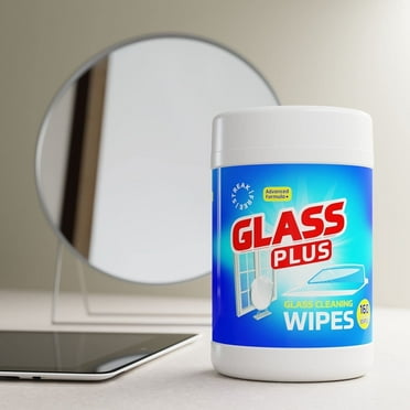 Glass Plus - Glass, Window, and Mirror Cleaning Wipes