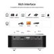 thumbnail image 4 of Miniproyector Home Theater Proyector de vídeo LED 3D portátil Proyector para juegos 4K 1080P a través del puerto HD S Negro, Negro, 4 of 5