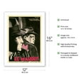 thumbnail image 2 of M - The Cursed (Le Maudit) - Starring Peter Lorre - Directed by Fritz Lang - Vintage French Film Movie Poster by Cecchetto c.1931 - Bamboo Fine Art 290gsm Paper (Unframed) 12x16in, 2 of 4