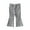 Grey, variant on REDARER Girls Fashion Flared Pants Korean Style Casual Trousers with Front Slit for Children Autumn Wear