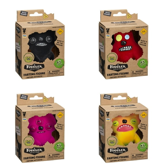 Fuggler Farting Figures 1 Pack Window Box - 4 Styles to Collect (Style will vary)