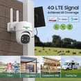 thumbnail image 2 of Camara de seguridad Manshur UB6 4G LTE solar exterior 2K 3MP PTZ 360 vision nocturna color, 2 of 5