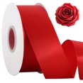 thumbnail image 1 of Cinta de raso TONIFUL 5 cm x 45 m poliéster roja, 1 of 6