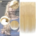 thumbnail image 2 of MY-LADY 10''-24'' 5 Clips in Human Hair Extensions Thick Real Natural Hair Pieces 100% Full Head Remy Hair 14inch #613 Bleach Blonde（Thin）, 2 of 8