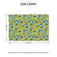 thumbnail image 2 of Rocae Lemon Printed Heat Resistant Place Mats,Classic Hemstitch Cloth Fabric Placemats Imitation Linen Place Mat Table Mats 18x12 inch, 2 of 5
