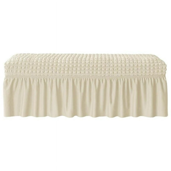 Bench Covers for Dining Room,Bench Slipcover Bed Bench Cover Removable Washable Bench Seat Protector for Living Room, Kitchen,