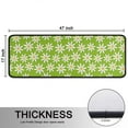 thumbnail image 5 of Kitchen Rugs Sets Of 2,Green Daisy Flower Pattern Anti Fatigue Kitchen Mat Rugs Non Slip Washable,Decorative Kitchen Floor Mats for Kitchen,Sink,Laundry,17"x47"+17"x47", 5 of 5