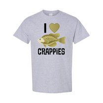 Inktastic Crappie Fishing I Love Crappies T-Shirt