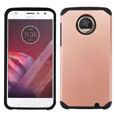 LG X Power 3 Case, CirclemallsDual Layer Protective Hybrid Armor Defender Case With [Premium Screen Protector] (Rose Gold)