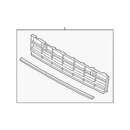 Genuine OE Volkswagen Lower Grille - 561-853-671-H-RYP