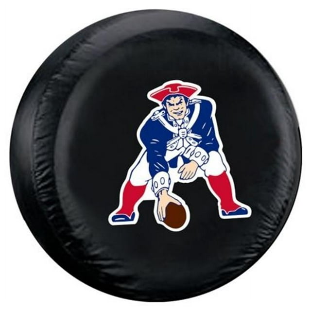 New England Patriots Black Throwback Design Tire Cover - Size Large