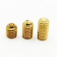 210pcs M2 M2.5 M3 M4 M5 M6 M8 M10 DIN916 Brass Hex Socket Set Screw