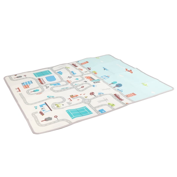 Tapete De Juegos Para Bebés, Tapete Para Gatear Para Bebés, Tapete XPE De 180x150cm Con Bolsa De Almacenamiento Para Juegos En Interiores