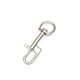 thumbnail image 4 of Eigraketly Gancho de acero inoxidable Rotación de 360 ​​° Artesanía Hebilla de metal Mano de obra Abrazadera de buceo de liberación rápida 90 mm Type2 NO2 Eigraketly CBP393169, 4 of 4