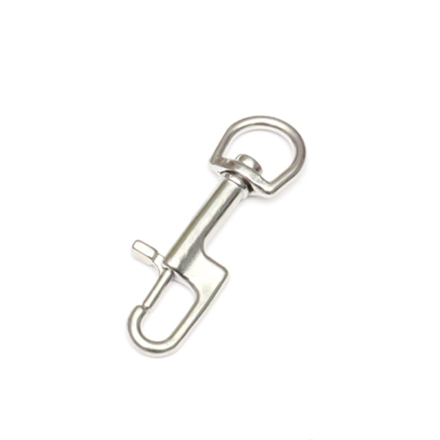 Soidarity Gancho de seguridad Ganchos de doble extremo de acero inoxidable Estanqueidad de seguridad Sin nudo Hebilla de metal Múltiples tamaños Perno de Deportes acuáticos cabeza única de 90 mm Soidarity OD024384-01