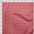 thumbnail image 4 of oneOone Rayon Red Fabric Leaves Fabric For Sewing Printed Craft Fabric By The Yard 56 Inch Wide, 4 of 4