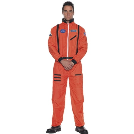 Astronaut Costume NASA USA United States Commander Orange Space Moon