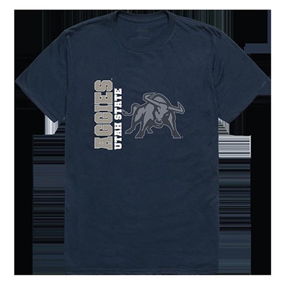 W Republic Products Utah State University Ghost College Tee, Navy - Large