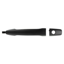 TRQ Door Handle Outside Smooth Black Front LH for Lancer Outlander Sport DHA49053