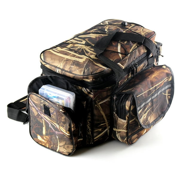Large Capacity Fishing Tackle Bag Waterproof Fishing Tackle Storage Bag  Case Outdoor Travel Shoulder Bag Pack