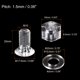 thumbnail image 2 of M10 x 20mm Plástico Phillips Máquina Tornillos con Tuercas y Planas Arandelas, PC Plana Cabeza Máquina Pernos Transparente 20 Juegos, 2 of 4