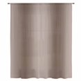 thumbnail image 2 of Brown Ombre Sheer Curtains 45 Inches Long, Modern Abstract Art Farmhouse Gradient Light Filering Curtains, Breathable Simi Curtain Privacy Drapes for Kitchen Bathroom Small Window Treatment, 2 of 9