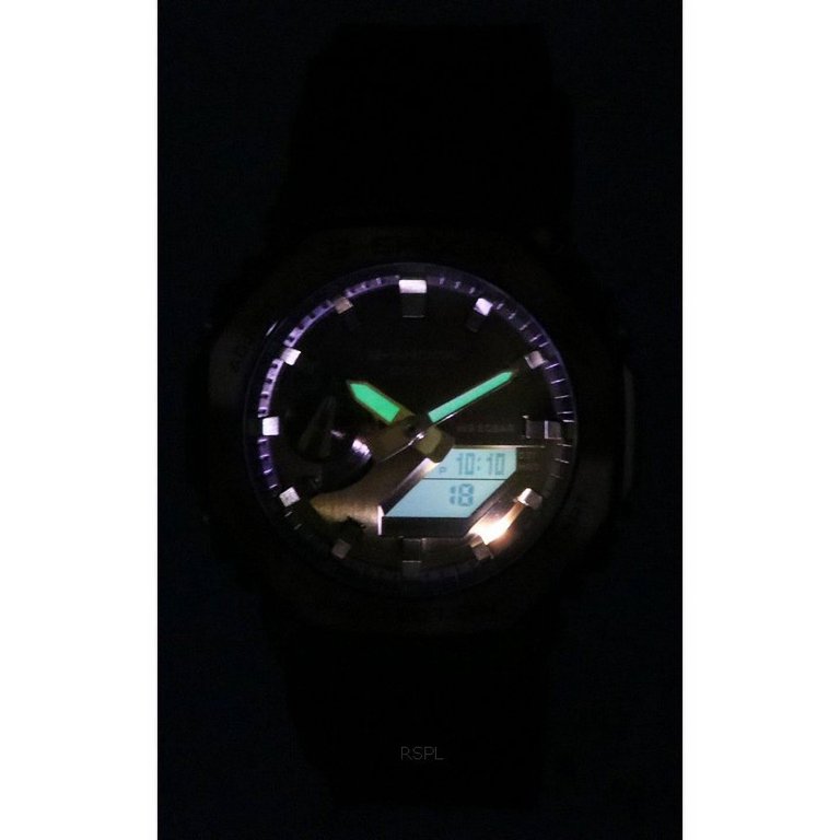 G-Shock GM2100 Ana-Digi Bronze, Resin Case, Multicolor Dial, Shock