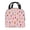 Rabbit, variant on Rabbit Puppy Pink Lunch Bag Thick Aluminum Foil Tote Cooler for Women Work Picnic Gift