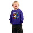thumbnail image 6 of Wild Bobby Happy 100th Day of School Cute Pencil Marker, 100 Days of School 2024 2025 Design for Kids Youth Boys Girls School Toddler Long Sleeve Shirt, 6 of 6