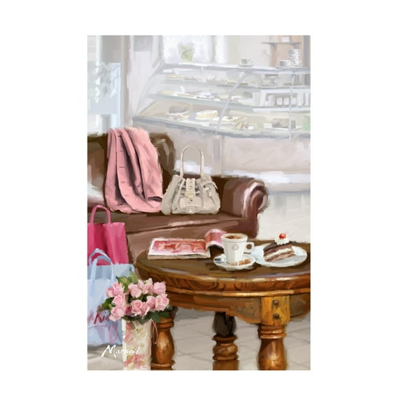 The Macneil Studio 'Coffee Shop 2' Canvas Art