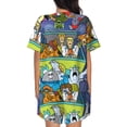 thumbnail image 3 of Lsque Scooby-Doo Women's Short-Sleeved Pajama Set - 2 Piece Soft and Lightweight Sleepwear Set-4X-Large, 3 of 9