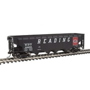 Walthers Trainline HO Scale Offset Hopper Train Car Reading Anthracite Logo