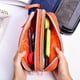 thumbnail image 2 of Style 2 Lápiz duradero de gran capacidad para estuche, bolsa para bolígrafos con doble cremallera, material escolar para oficina, regalo de papelería, 2 of 5