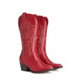 thumbnail image 3 of DREAM PAIRS Women's Western Cowboy Cowgirl Boots Square Toe Embroidery Mid Calf Booties, 3 of 8