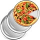 thumbnail image 2 of Platos Llanos Acero Inoxidable 304 JShteea Plato para Servir Alimentos A Prueba Herrumbre Plata 17CM, 2 of 7