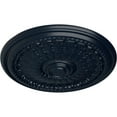 thumbnail image 3 of Ekena Millwork 27"OD x 2 1/2"P Brunswick Ceiling Medallion (Fits Canopies up to 4 1/2"), Hand-Painted Midnight Dream, 3 of 5