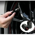 thumbnail image 5 of LEFEITE 4PCS Tire Valve Stem Caps, Black Metal, Universal Stem Covers for Trucks and Motorcycles, 5 of 5