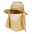 thumbnail image 1 of Summer sunscreen sun hat Men's and women's sunscreen hat Large brim sunshade hat Large hooded fisherman's hat, 1 of 5